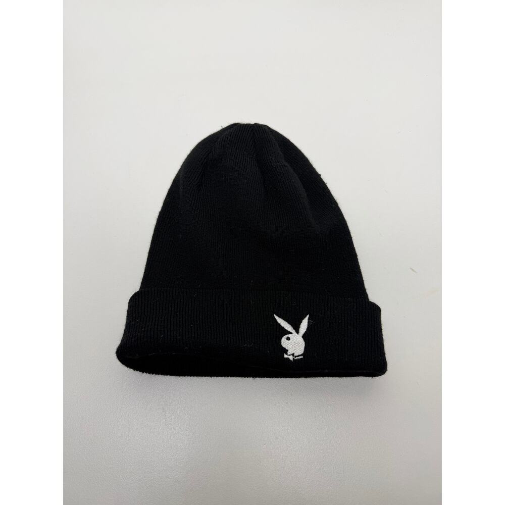 Playboy Bunny Black Beanie Hat
